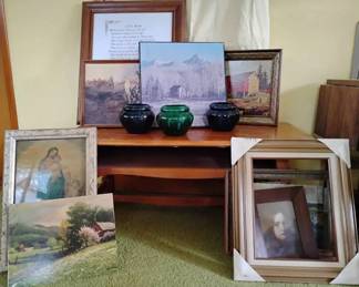 SA217African Violet Pots and coffee table