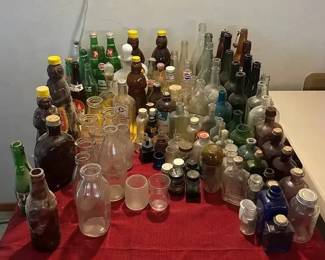 SA222Vintage A Lot Of Bottles