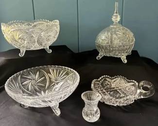 SA125Vintage Cut Glass