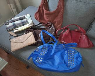Various designer hand bags