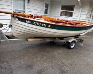 Boat sold with trailer