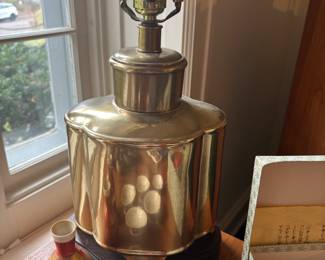 Frederick Cooper brass lamp