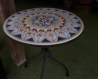 Mosaic tile table