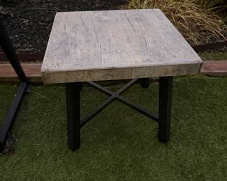 Side outdoor table