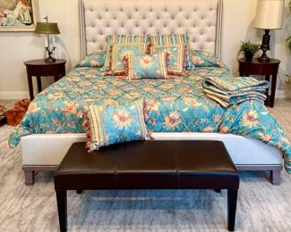 King bed , mattress , headboard