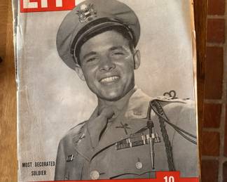 LIFE Magazine issue from July 16, 1945, featuring Auie Murphy, the most decorated American Combat Soldier of World War II