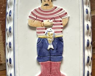 Vintage Italian Pottery Wall Hanging