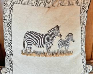 Zebra Pillow