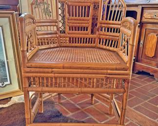 Brighton Pavilion-style Bamboo Armchair 