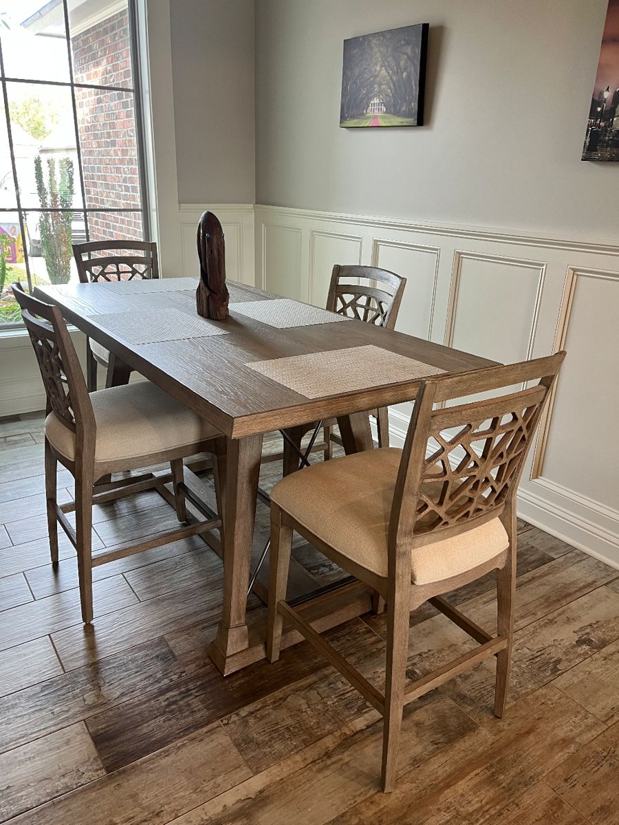 Counter height dining set