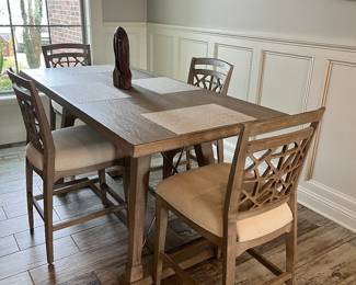 Counter height dining set