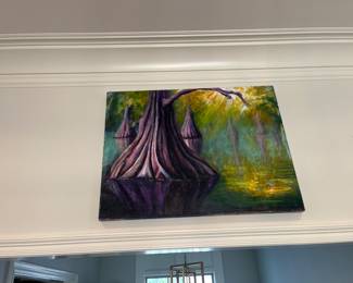 Cypress swamp art