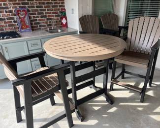 Patio pub set
