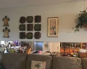 multiple pieces of wall decor