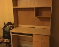 Desk/wall unit with drawers