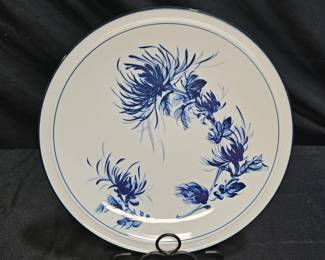 Vintage Dansk Round Floral Pattern Platter