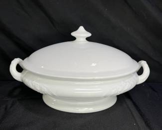 Antique Powell Bishop Ironstone Covered Tureen
