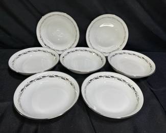 7 Heinrich H & C Silver Wreath Berry Bowls