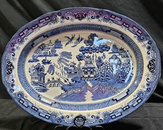 Heritage Mint LTD Blue Willow Large Serving Plate