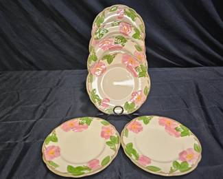 Franciscan Desert Rose 6 Bread Plates