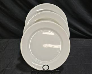 3 J & G Meakin Ironstone China Dinner Plates