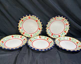 Set of 5 Pier One Denova 8.25" Plates