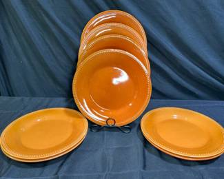 8 Pier One Spice Route Nutmeg Dinner Plates