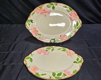 Franciscan Desert Rose Sm & Lg Serving Platters