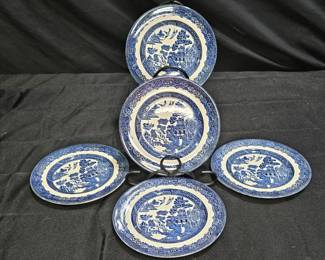 Johnson Bros. Blue Willow 5 Bread Plates
