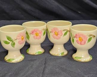 Franciscan Desert Rose 4 Large Egg Cups