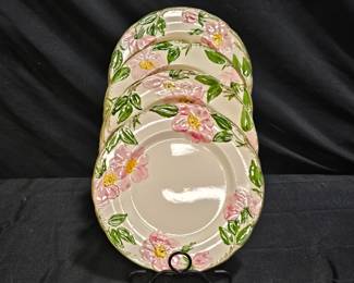 Franciscan Desert Rose 4 Dinner Plates