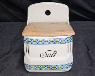 Vintage Victoria China Salt Box