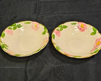 Franciscan Desert Rose 2 Cereal/Serving Bowls