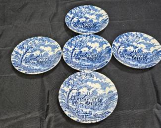Myott Royal Mail Blue Stagecoach 5 Berry Bowls
