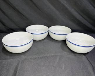 4 Dansk Christianshavn Blue 5" Bowls             