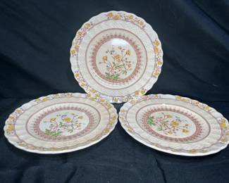Antique Copeland Spode Buttercup Salad Plates