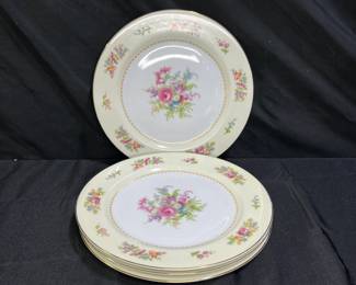 4 Noritake Empire Occupied Japan Dinner Plates