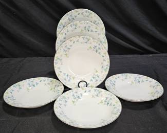 6 MCM Sango Medeira Flat Soup Bowls