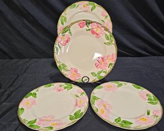 Franciscan Desert Rose 4 Dinner Plates