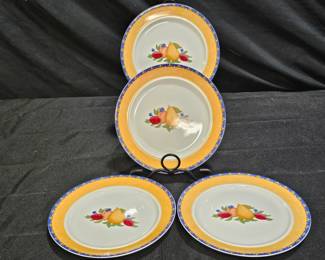 4 Dansk Fiance Fruits Bread Plates