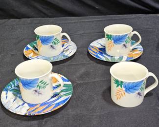 Studio Nova Yucatan JJ091 4 Cups & 3 Saucers