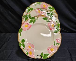 Franciscan Desert Rose 3 Dinner Plates
