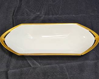 Vtg MZ Althrohau Porcelain Oval Serving Dish