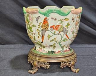 "Made for Glorious Flowers" Porcelain Jardiniere
