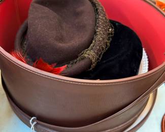 Vintage Hats and Box