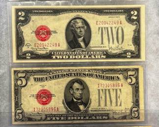 US Currency, Red Seals