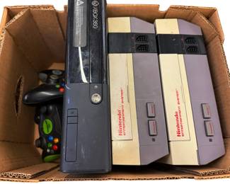 XBox 360 and Nintendo Game consoles