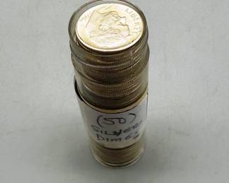 Roll Roosevelt Silver Dimes