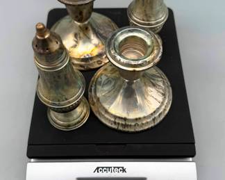 758 grams Weighted Sterling Silver