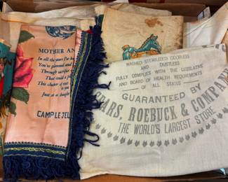 Advertising bags and fabrics